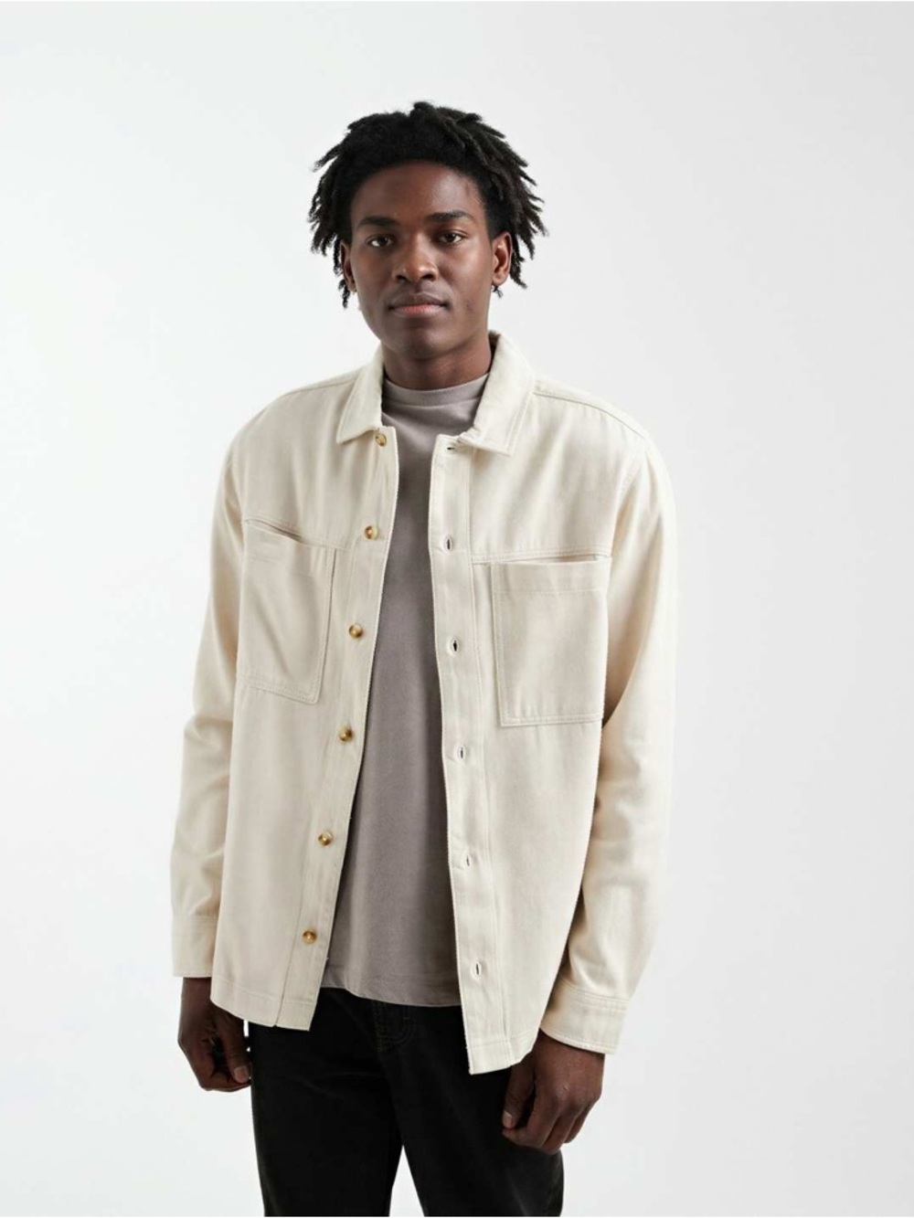 100% Cotton Heavyweight Twill Overshirt
